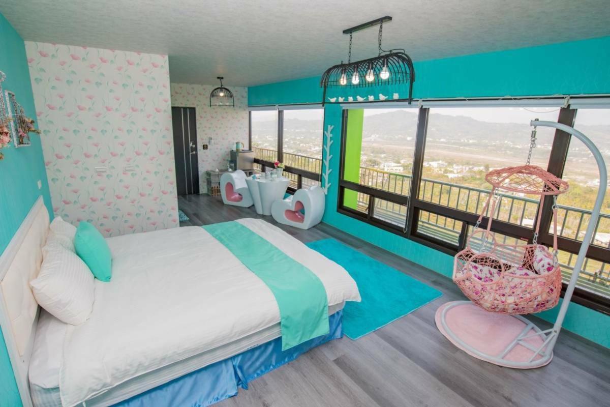 Apartamento Rainbow Hill House彩虹山舍 Shigang Exterior foto